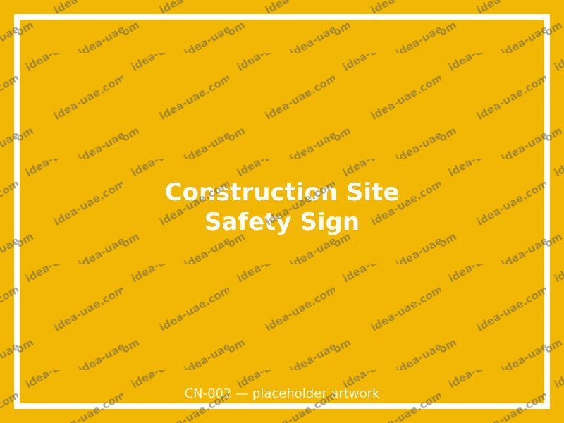 Construction Site Safety Sign